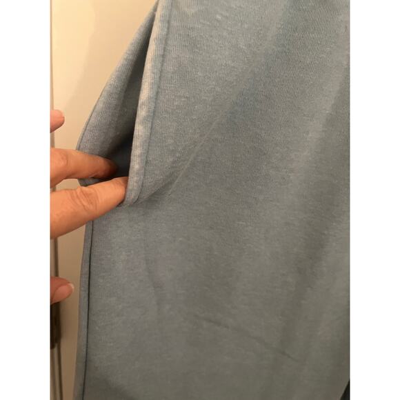 Reflex Blue Drawcord Wide Leg Sweatpants Pockets M School Academia Sporty Lounge - Picture 8 of 9